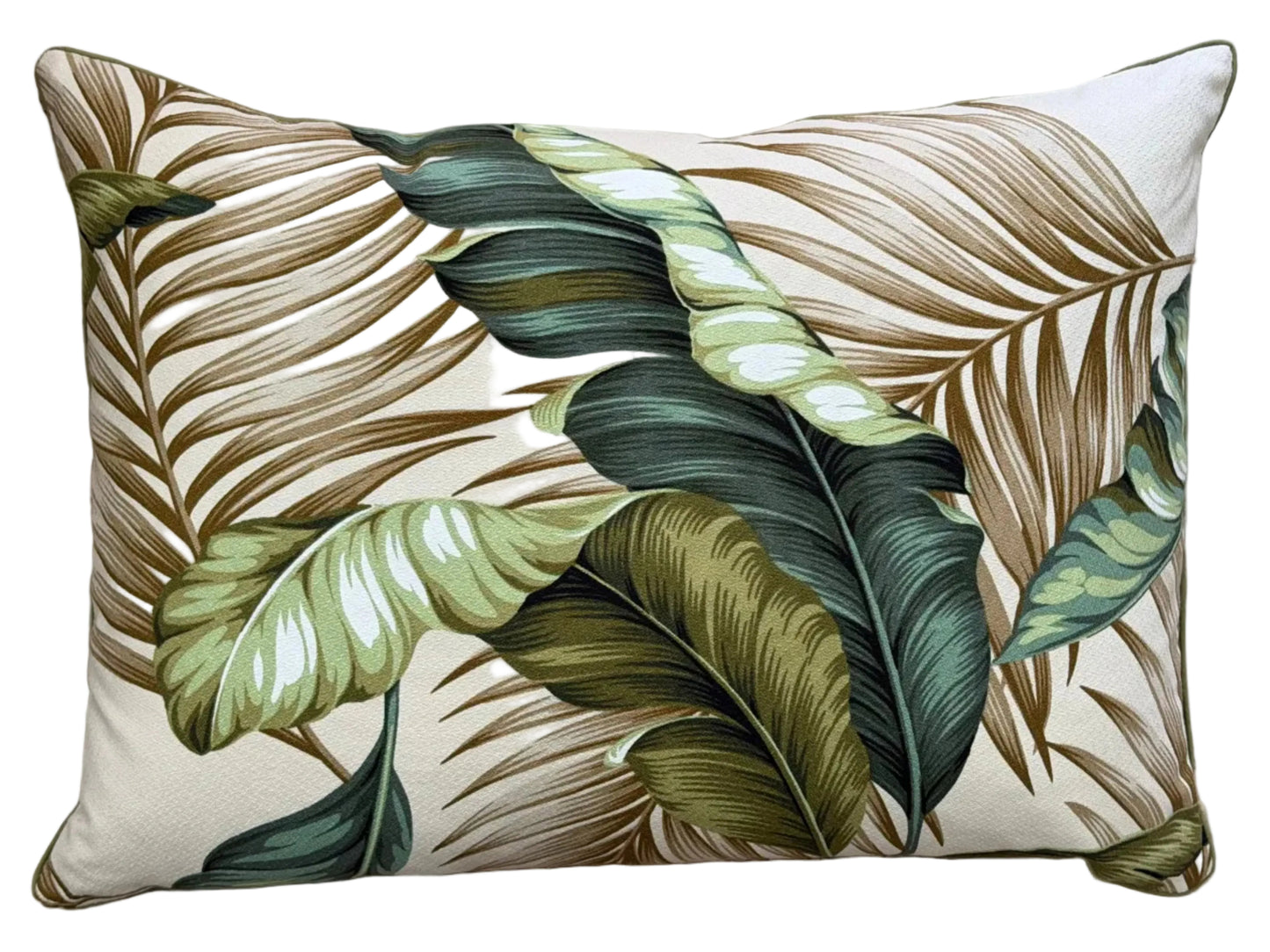 banana leaf lumbar pillow
