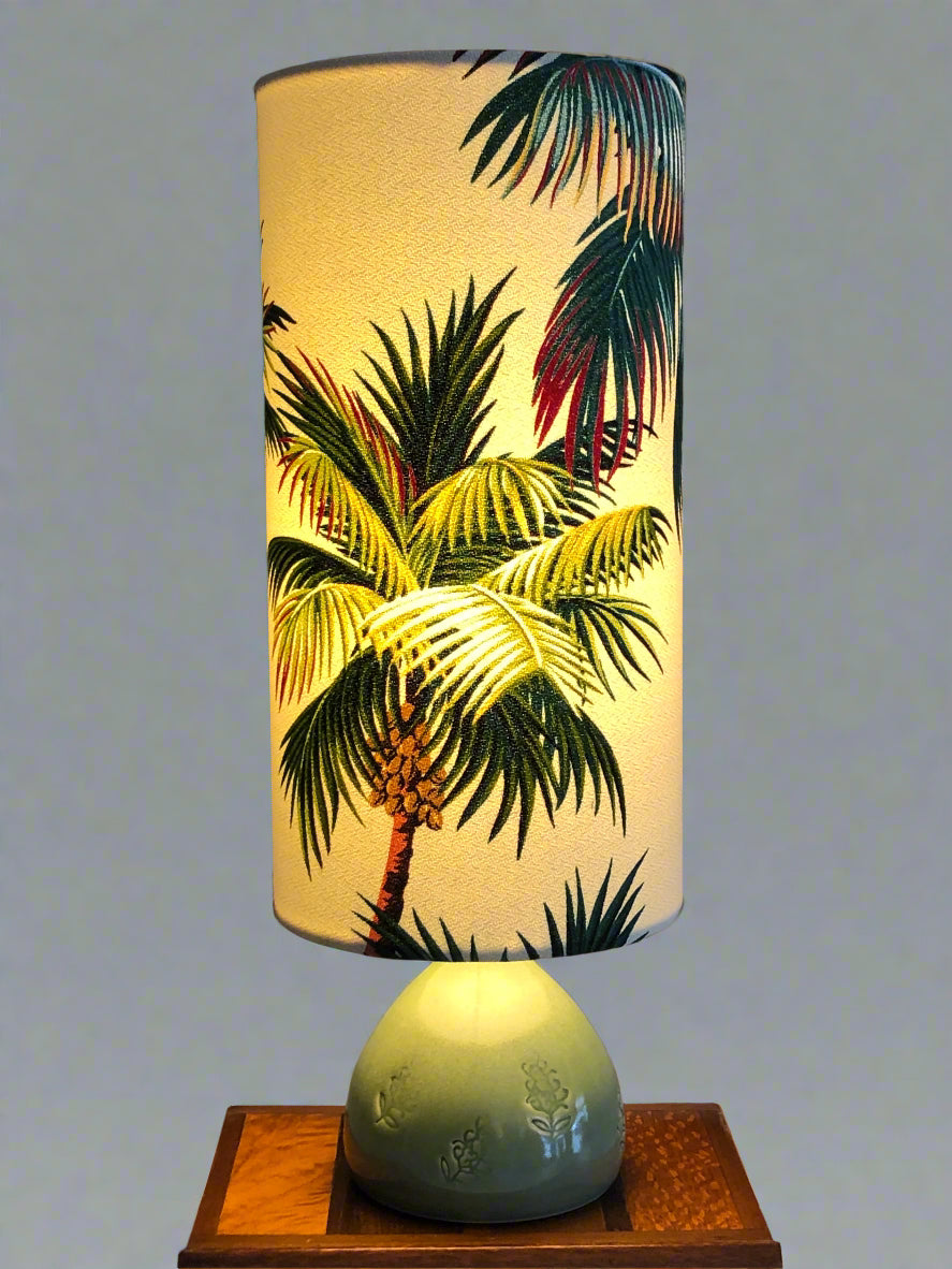 AJ lamp with palm tree shade