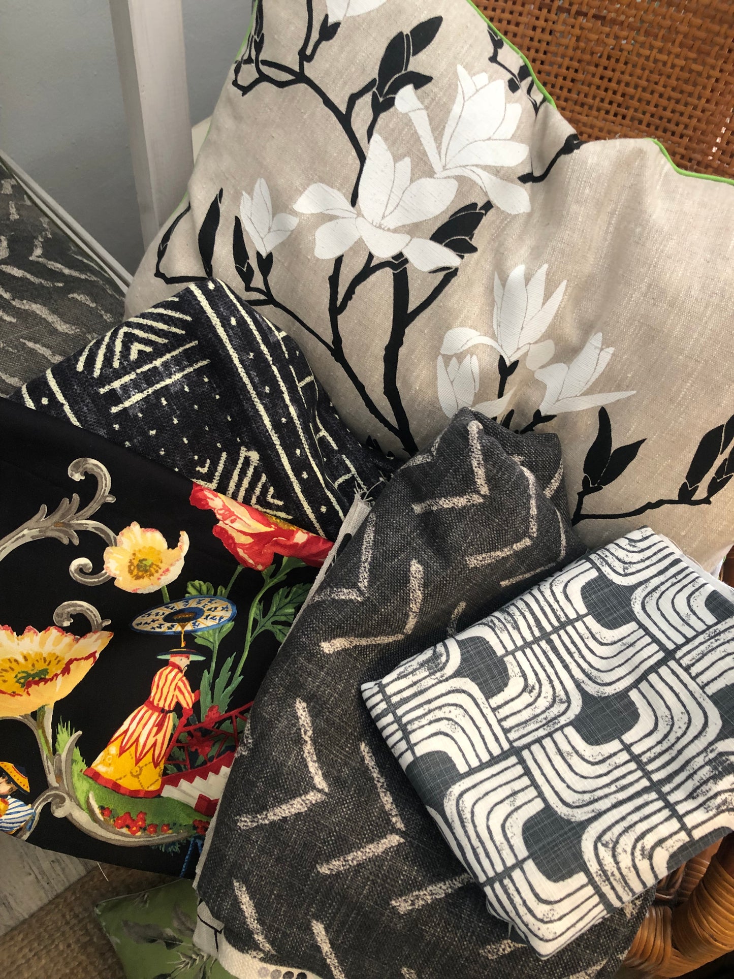charcoal mud cloth