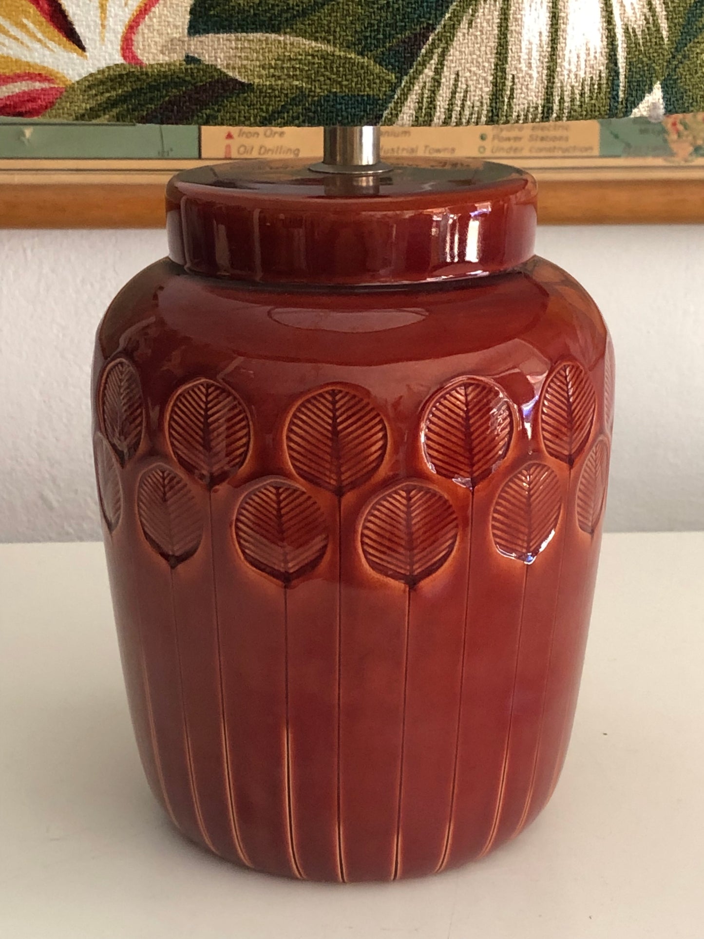 Italian small textured lamp