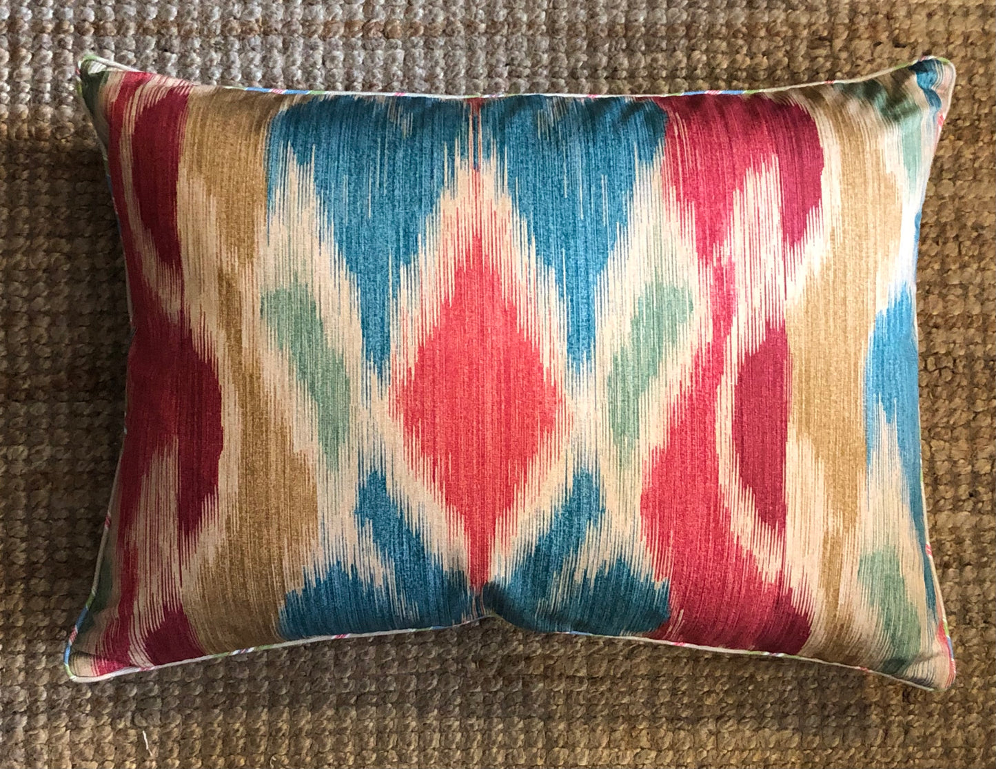 carnival ikat cushions