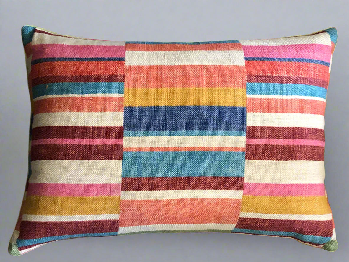 off beat stripe cushion