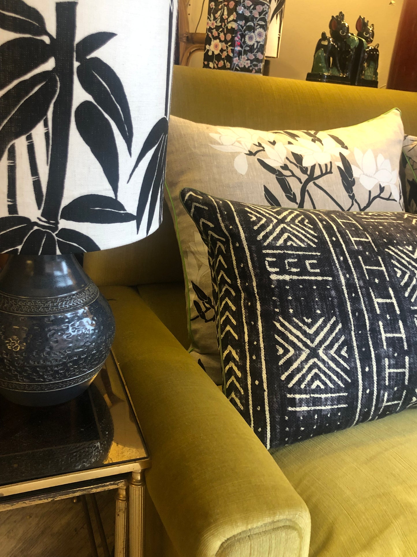 charcoal mud cloth