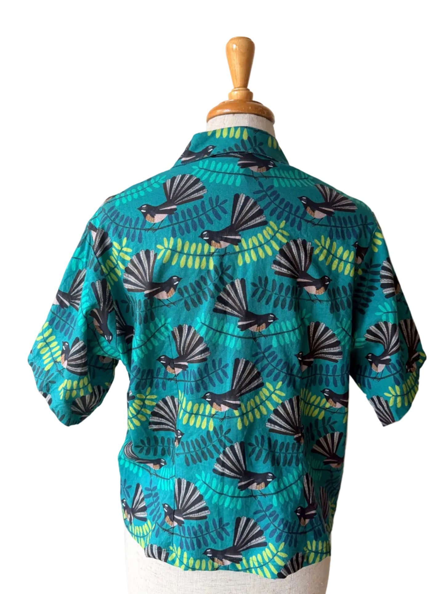 teal fantail bobby shirt