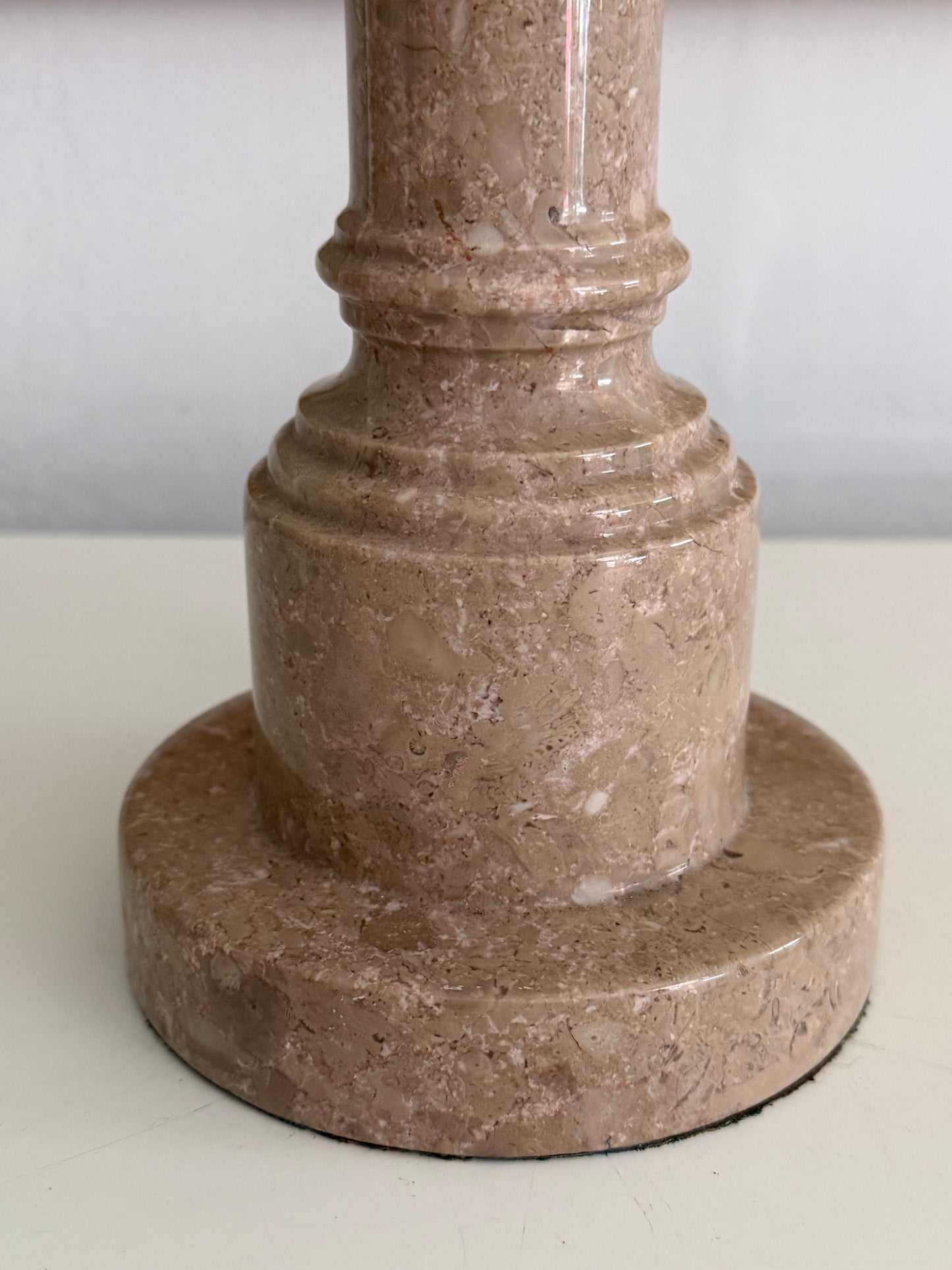 Vintage Column Marble Table Lamp