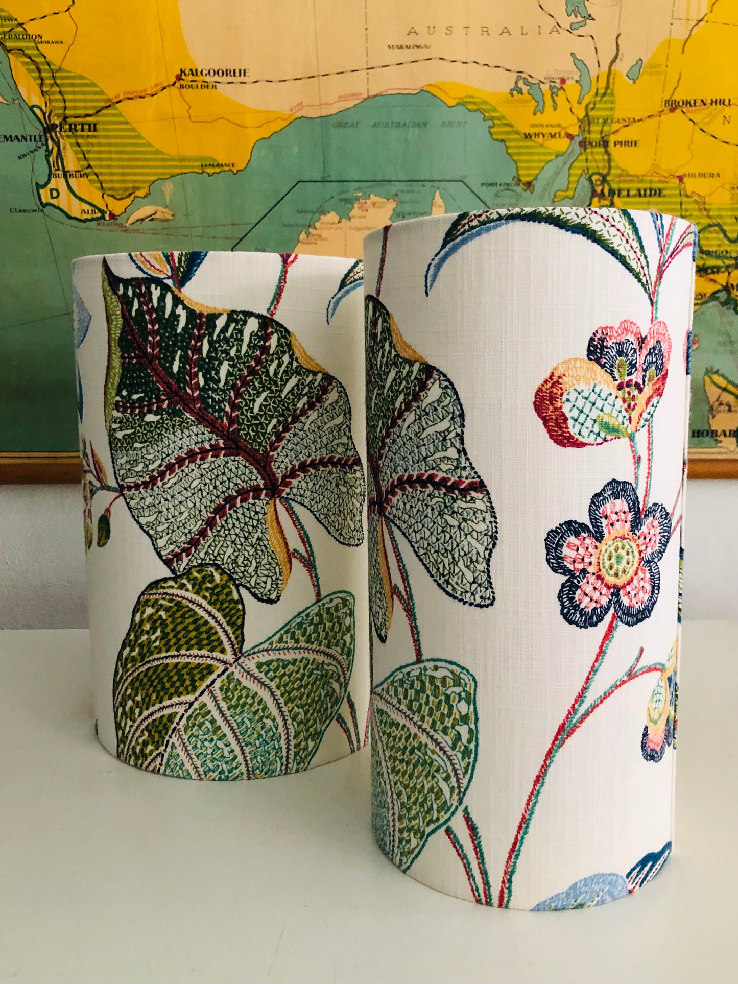 Embroidered Garden Lampshade