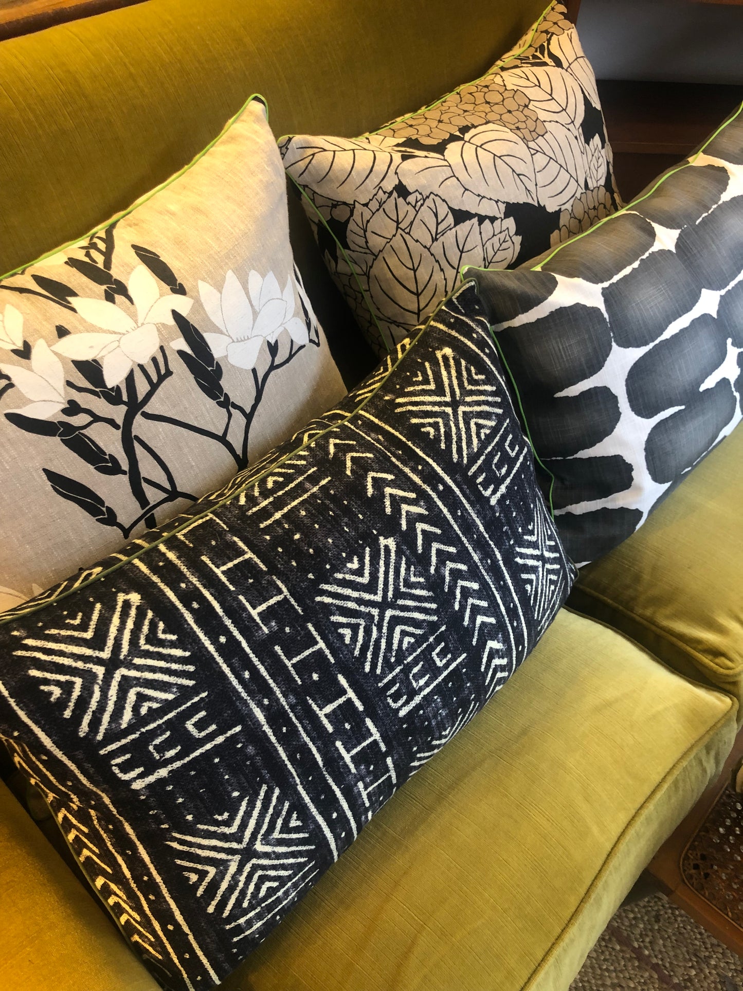 charcoal mud cloth