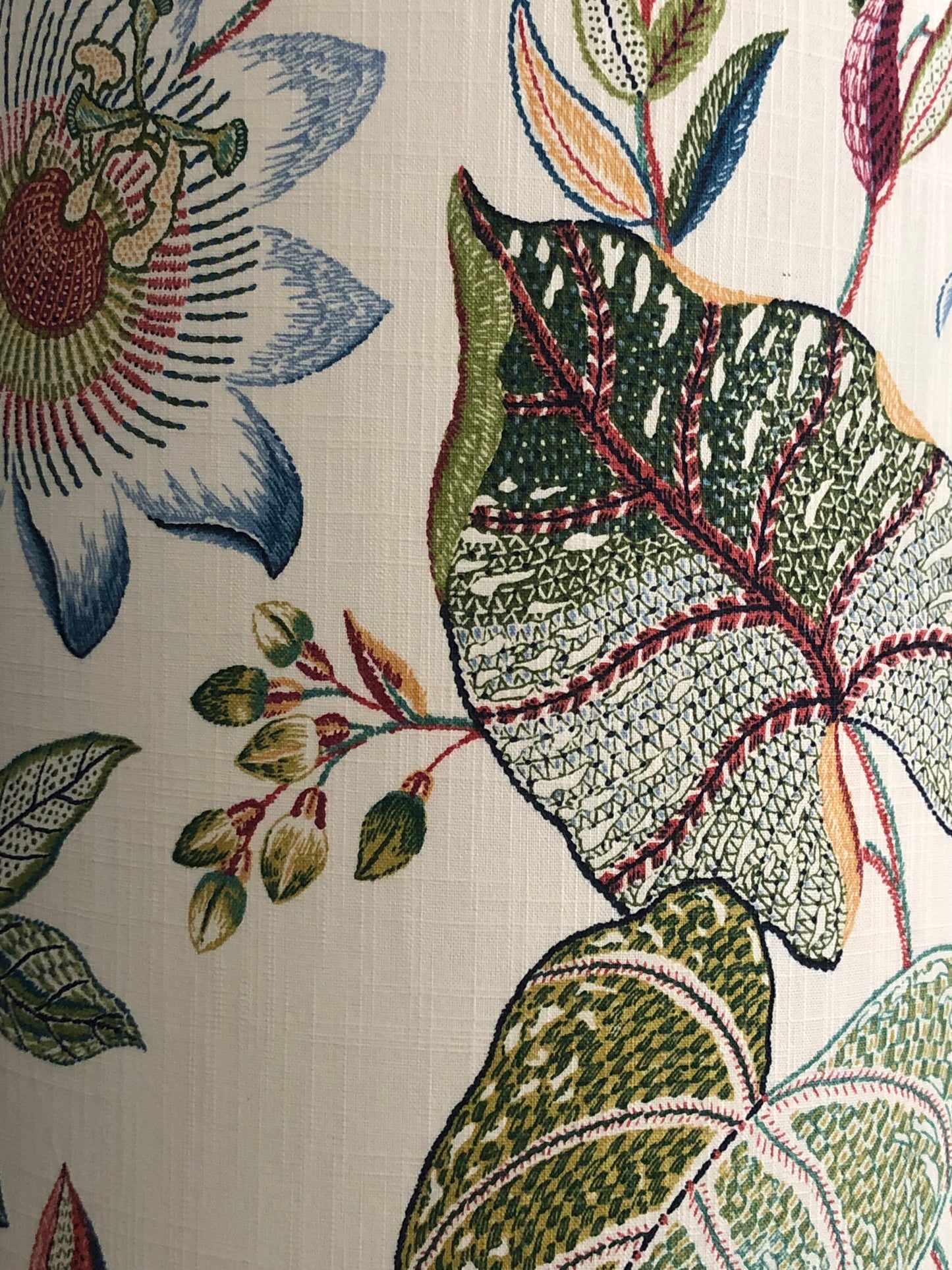 Embroidered Garden Lampshade