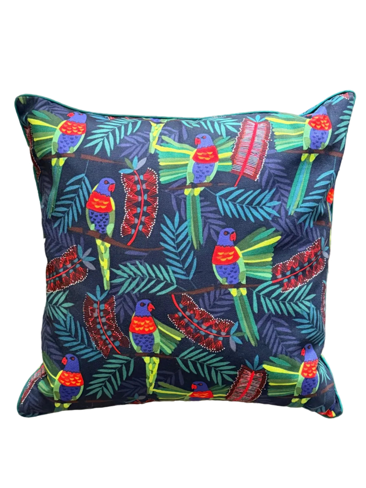 jocelyn proust cobolt blue king parrot cushion