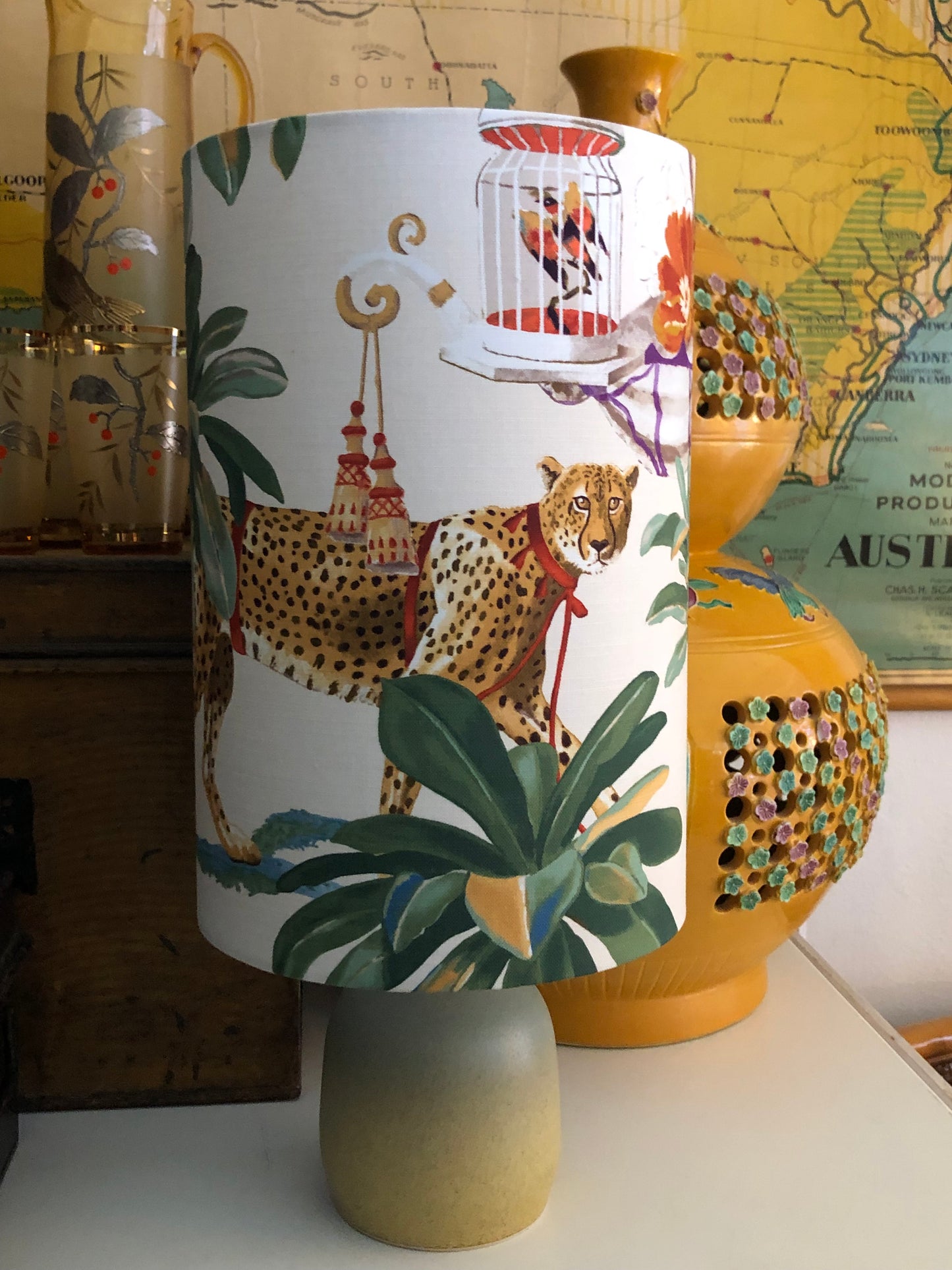 Leopard Oasis Lampshade