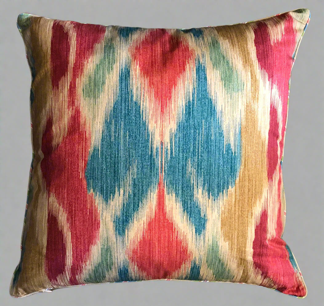 carnival ikat cushions