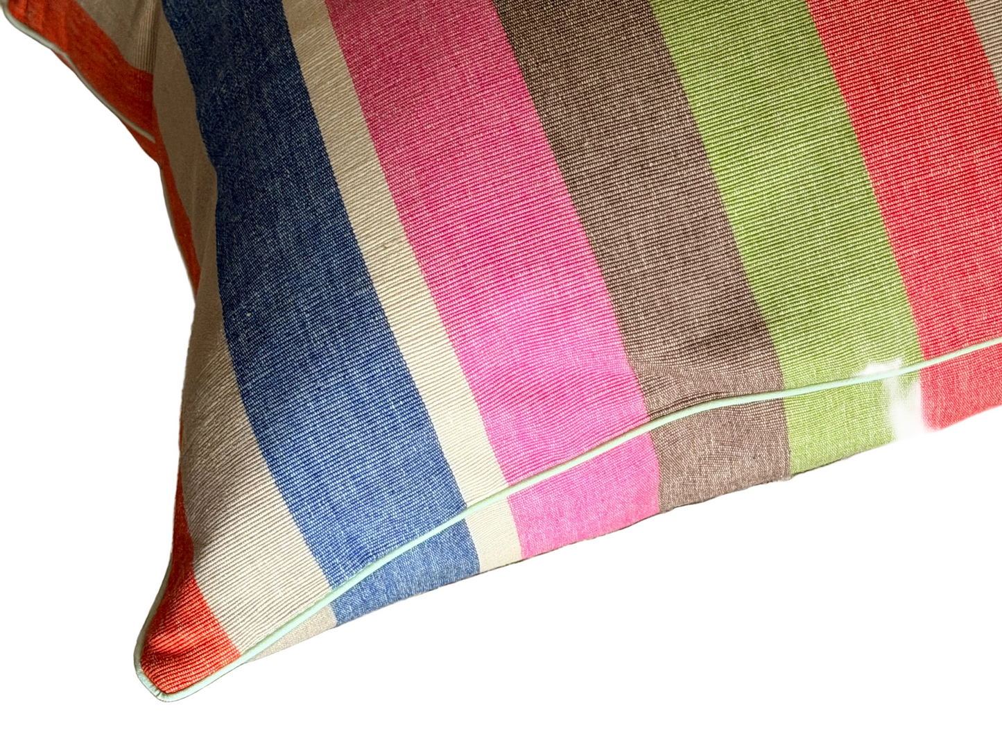 carnival stripe lumbar cushon