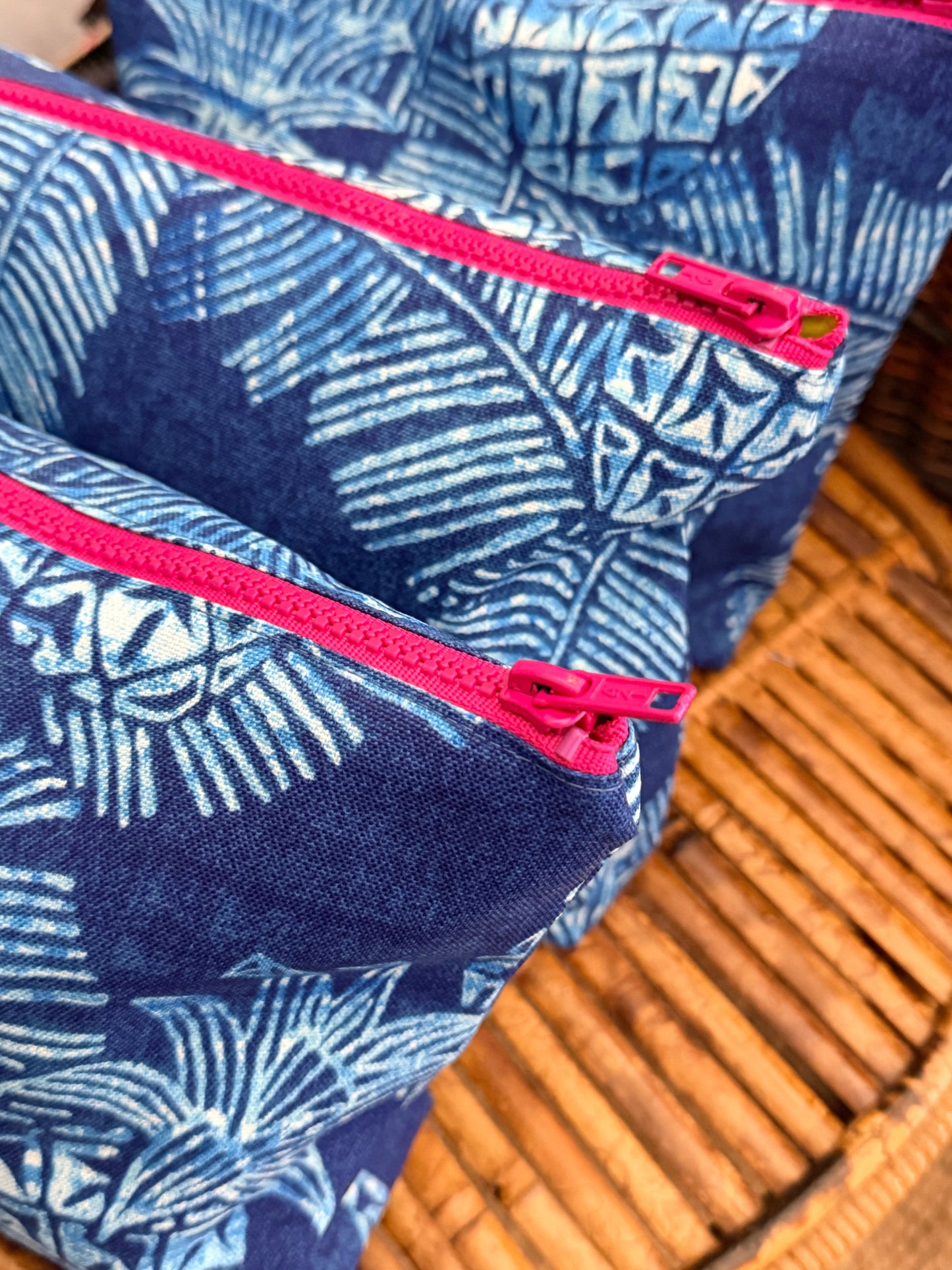 navy pineapple wetbag