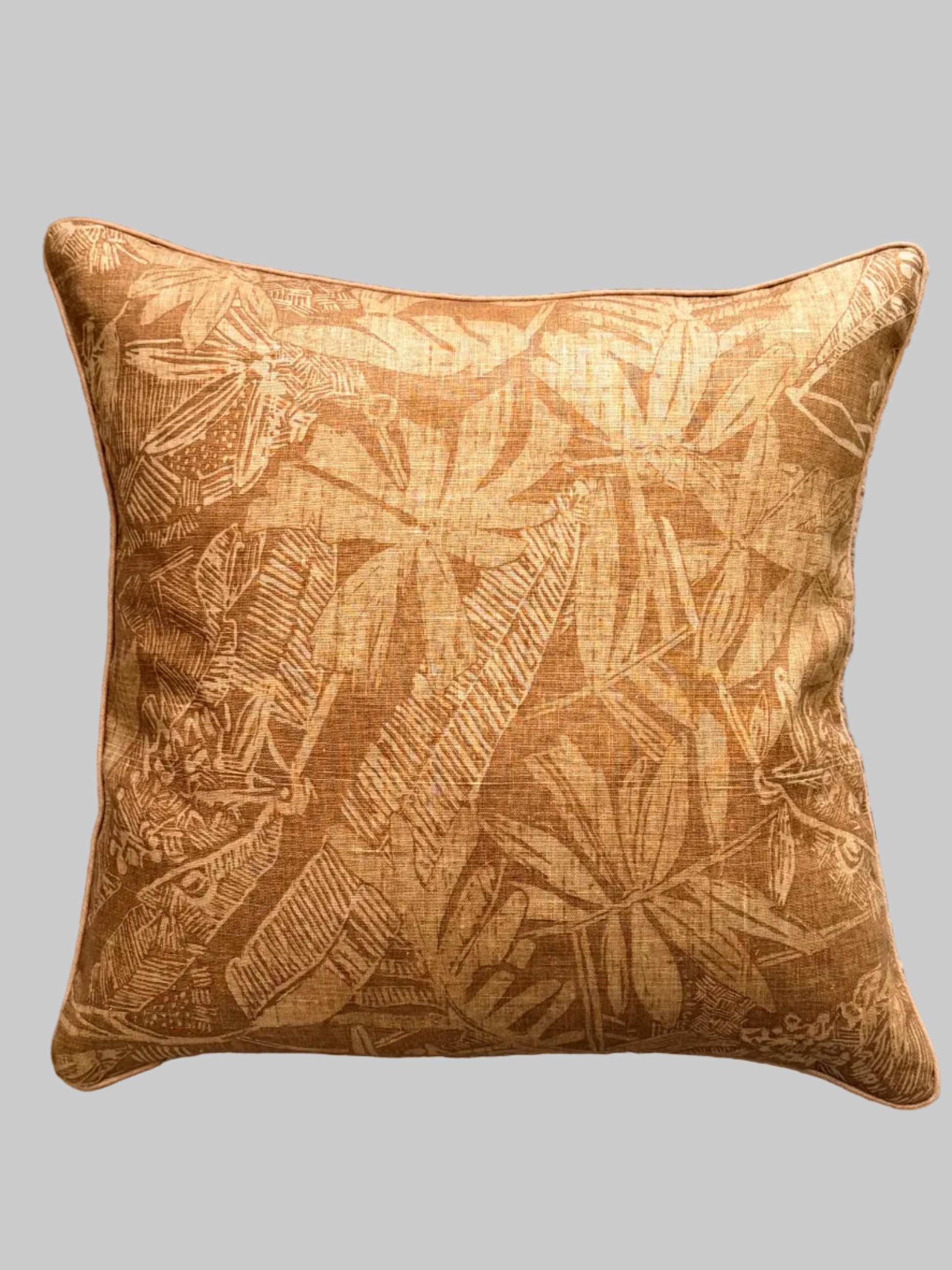tiki palm cushion