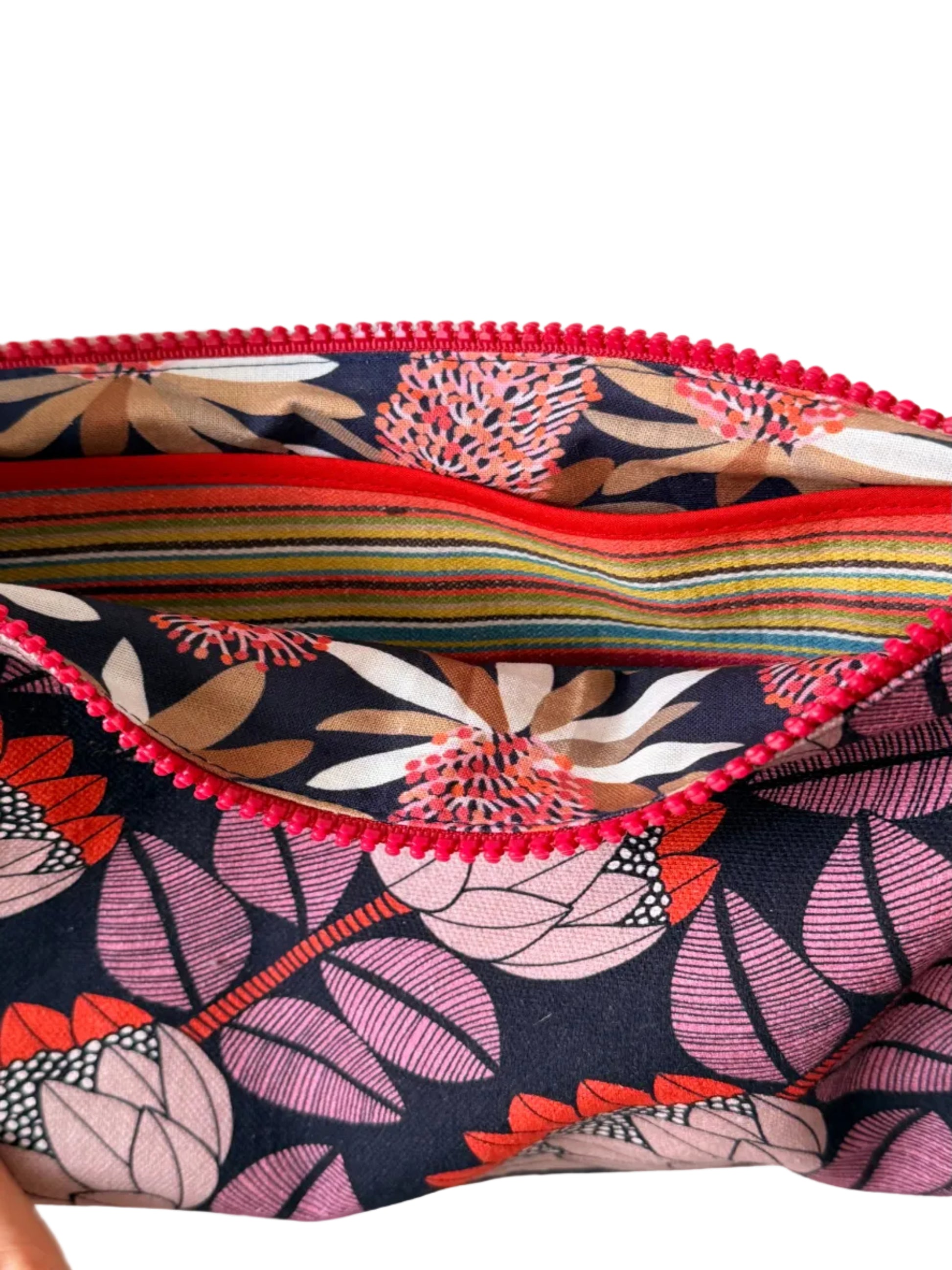 crossbody bag waratah print