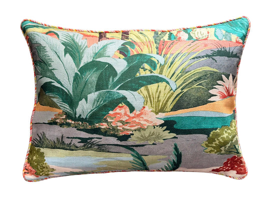 scenic palm lumbar cushion