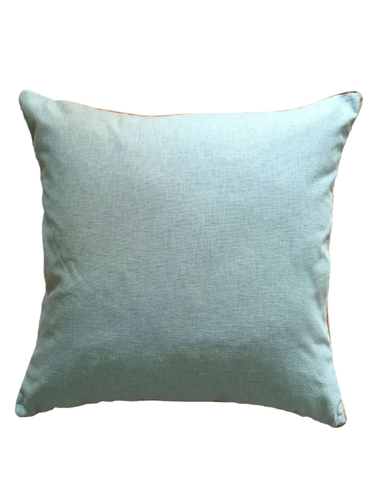 Sea mist piped cushions