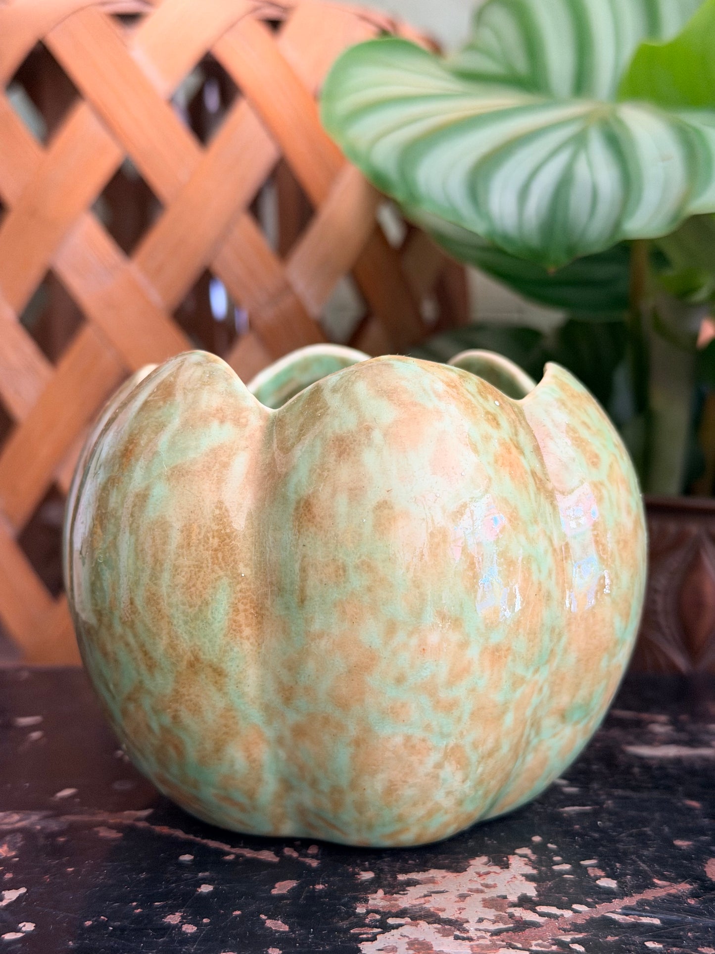 vintage pates petal bowl