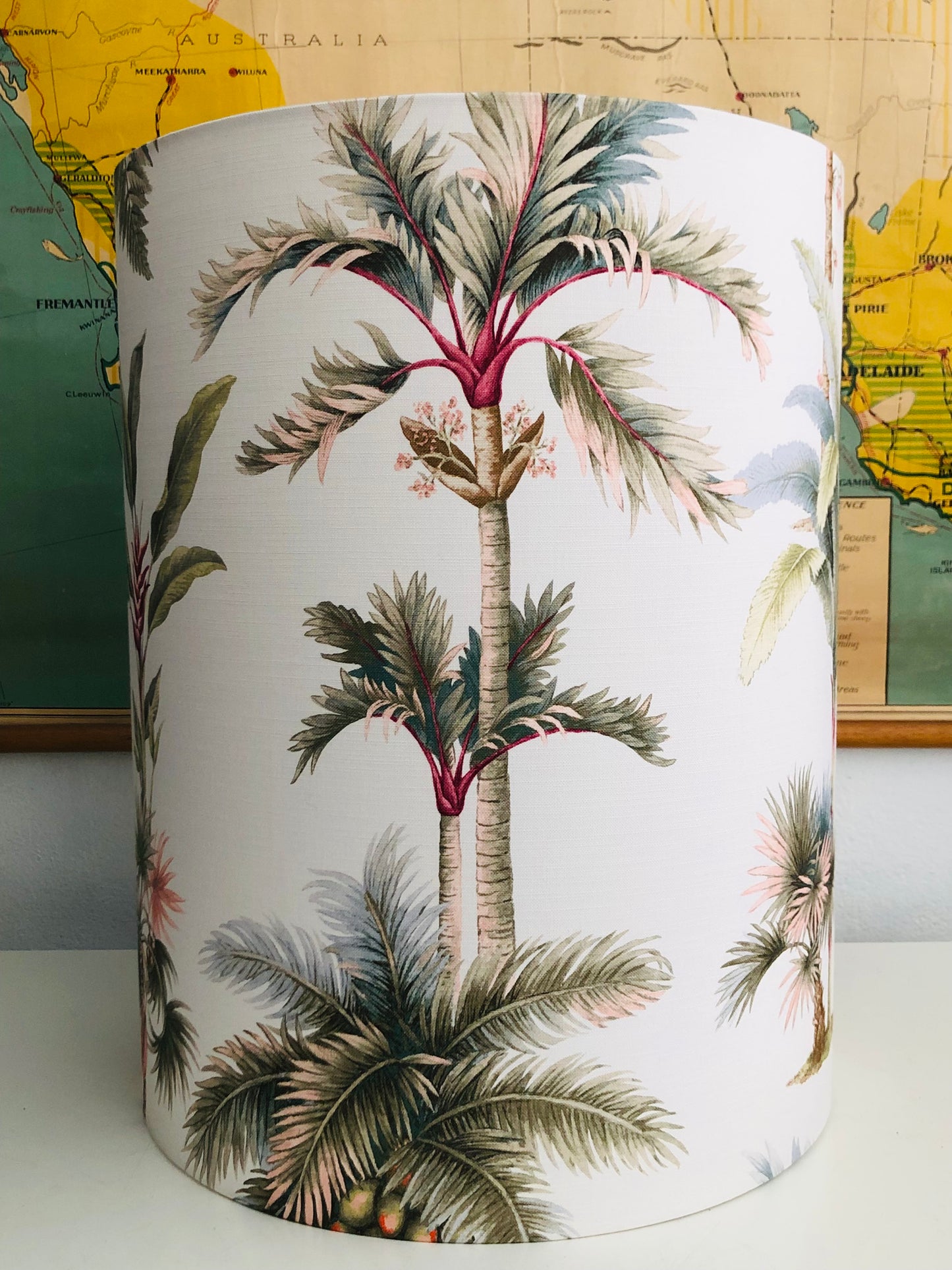 Blush Vintage Palm Lampshade