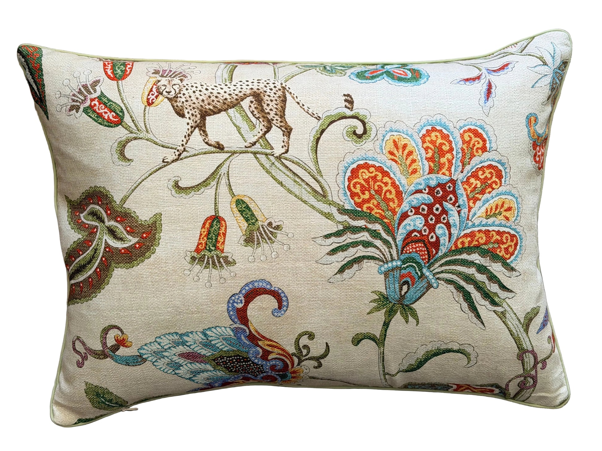 monkey and leopard large lumbar cushion