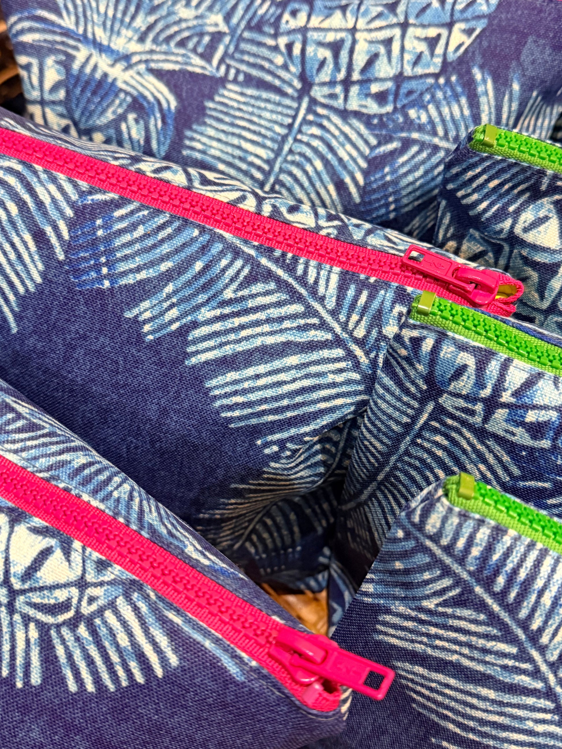 navy pineapple wetbag