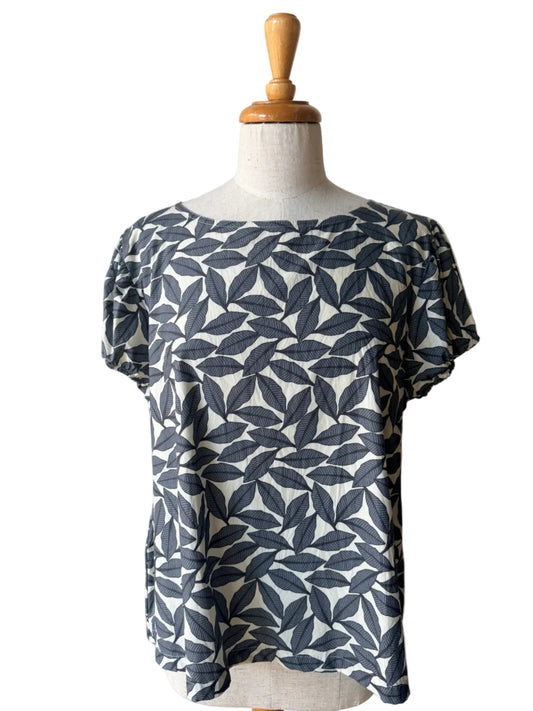 charcoal leaf lola top