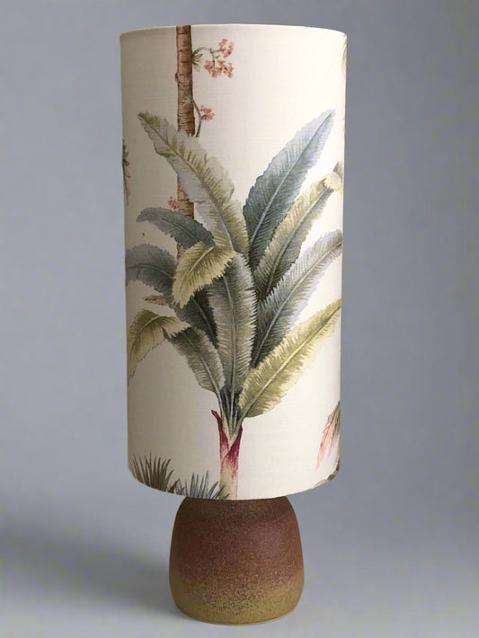 Aj lamp vintage blush palm shade