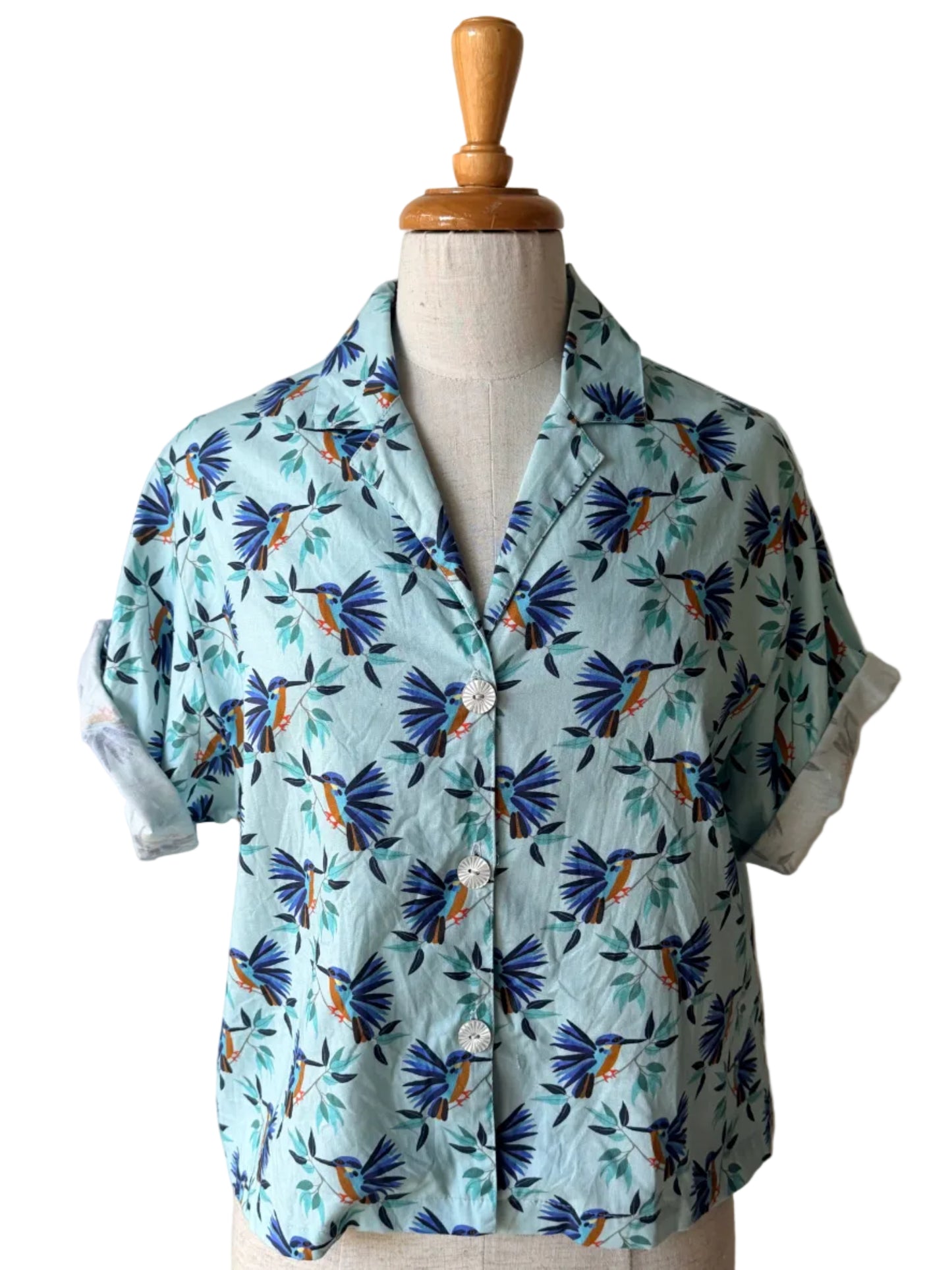 bobby shirt blue kingfishers