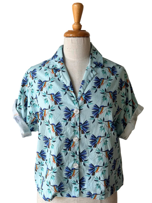 bobby shirt blue kingfishers