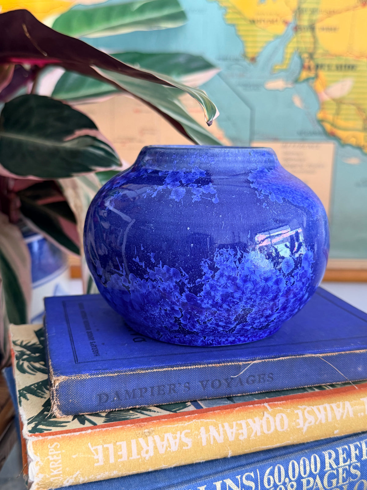 Cobalt Blue Studio Pottery Vase
