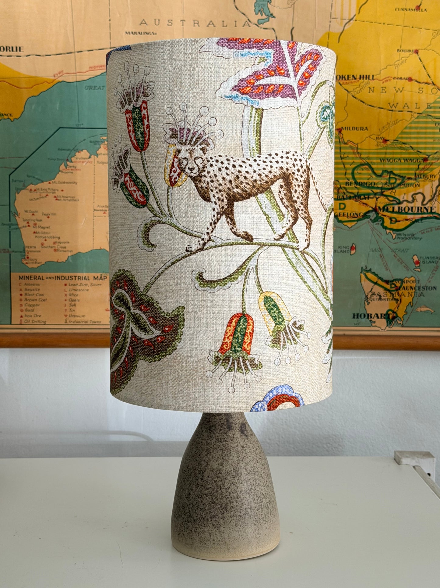 Leopard speckled aj lamp
