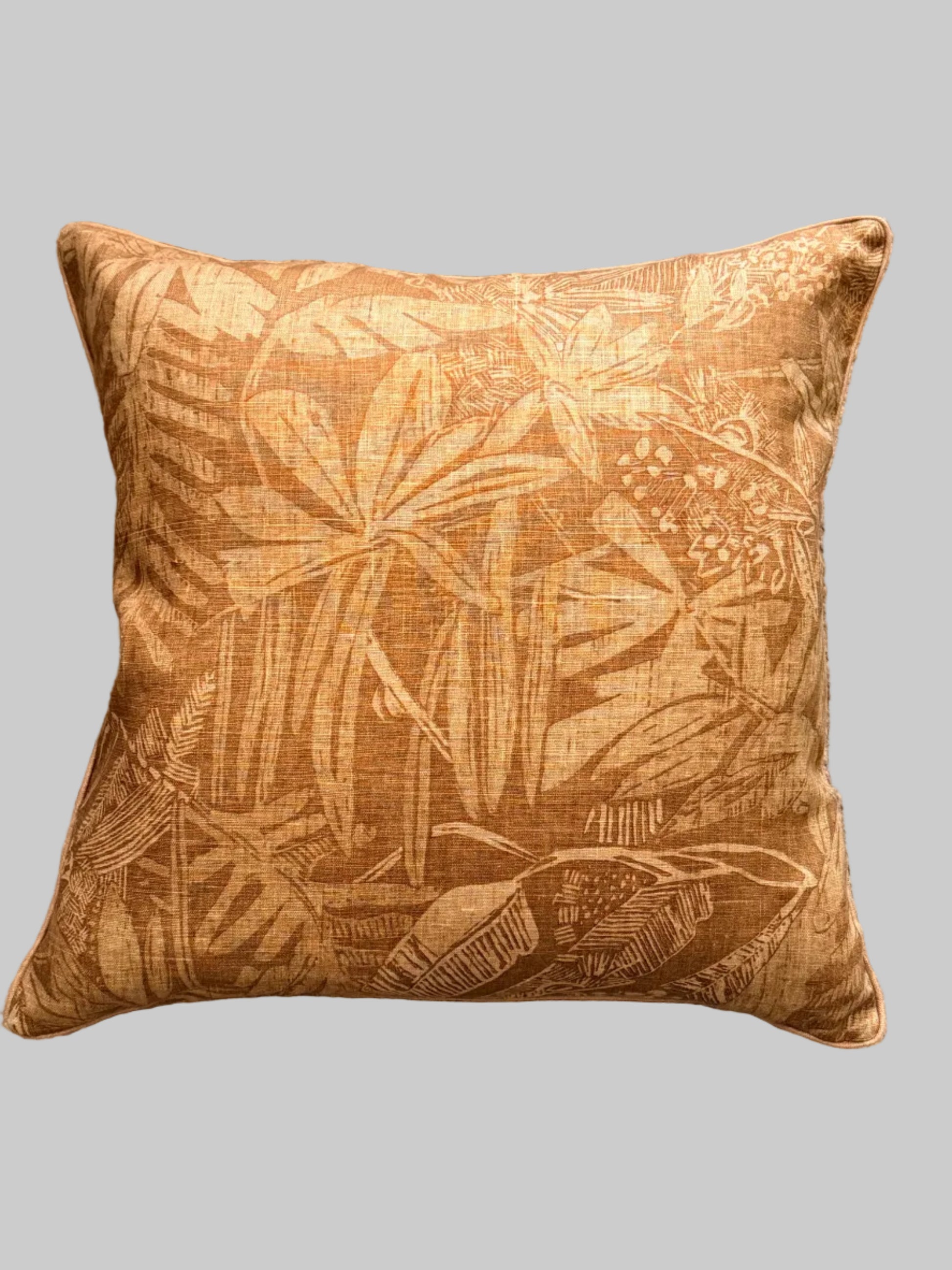 tiki palm cushion