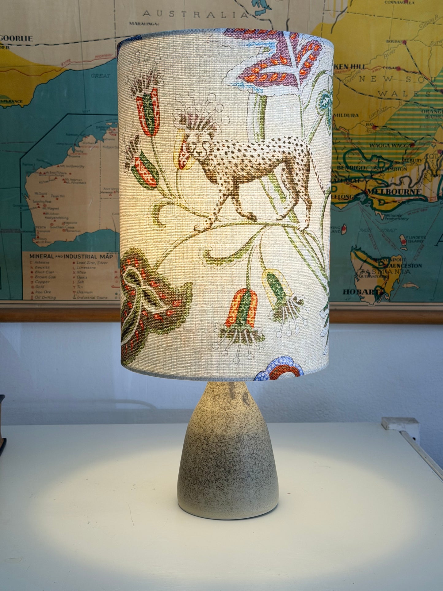 Leopard speckled aj lamp