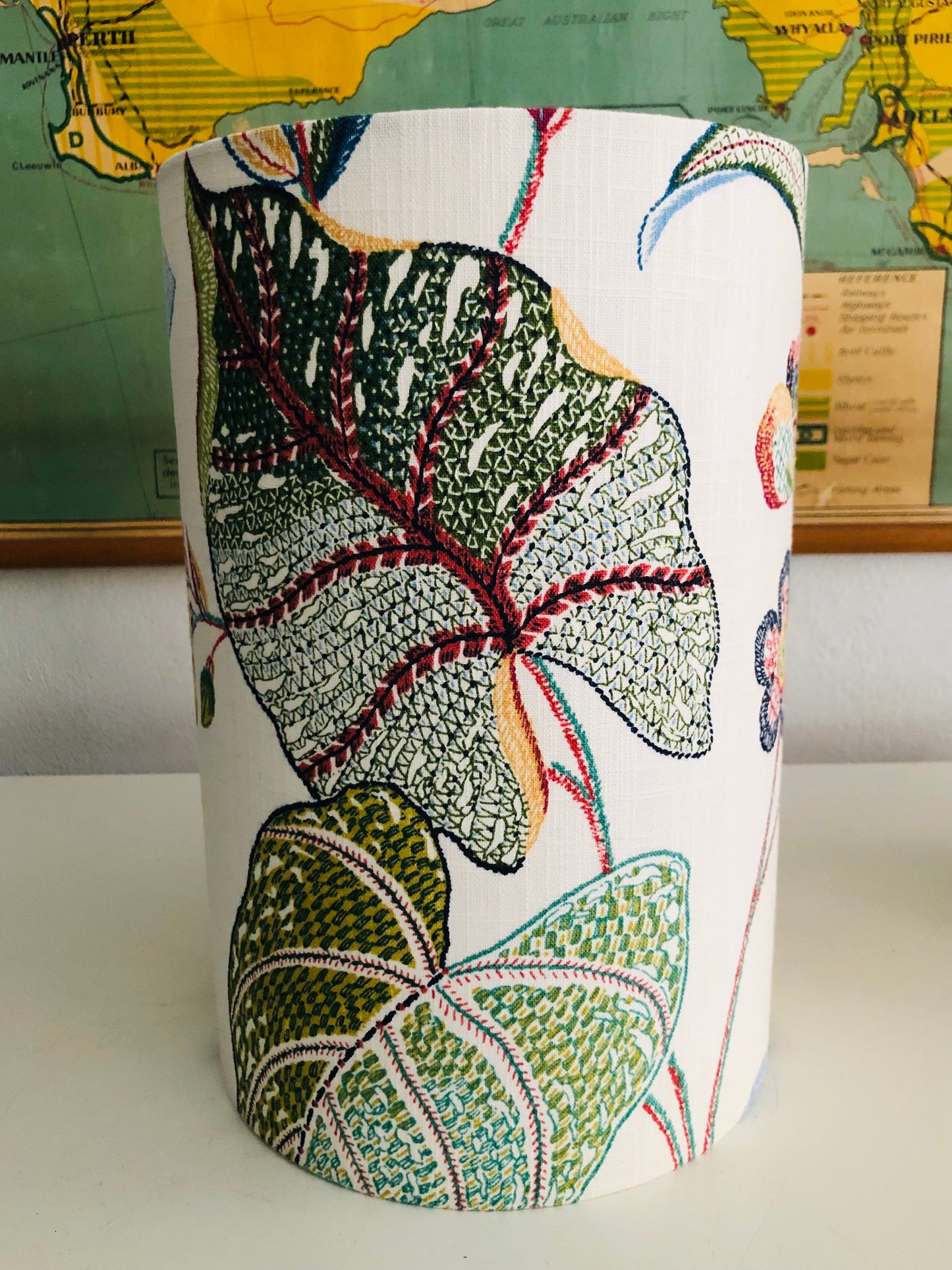 Embroidered Garden Lampshade