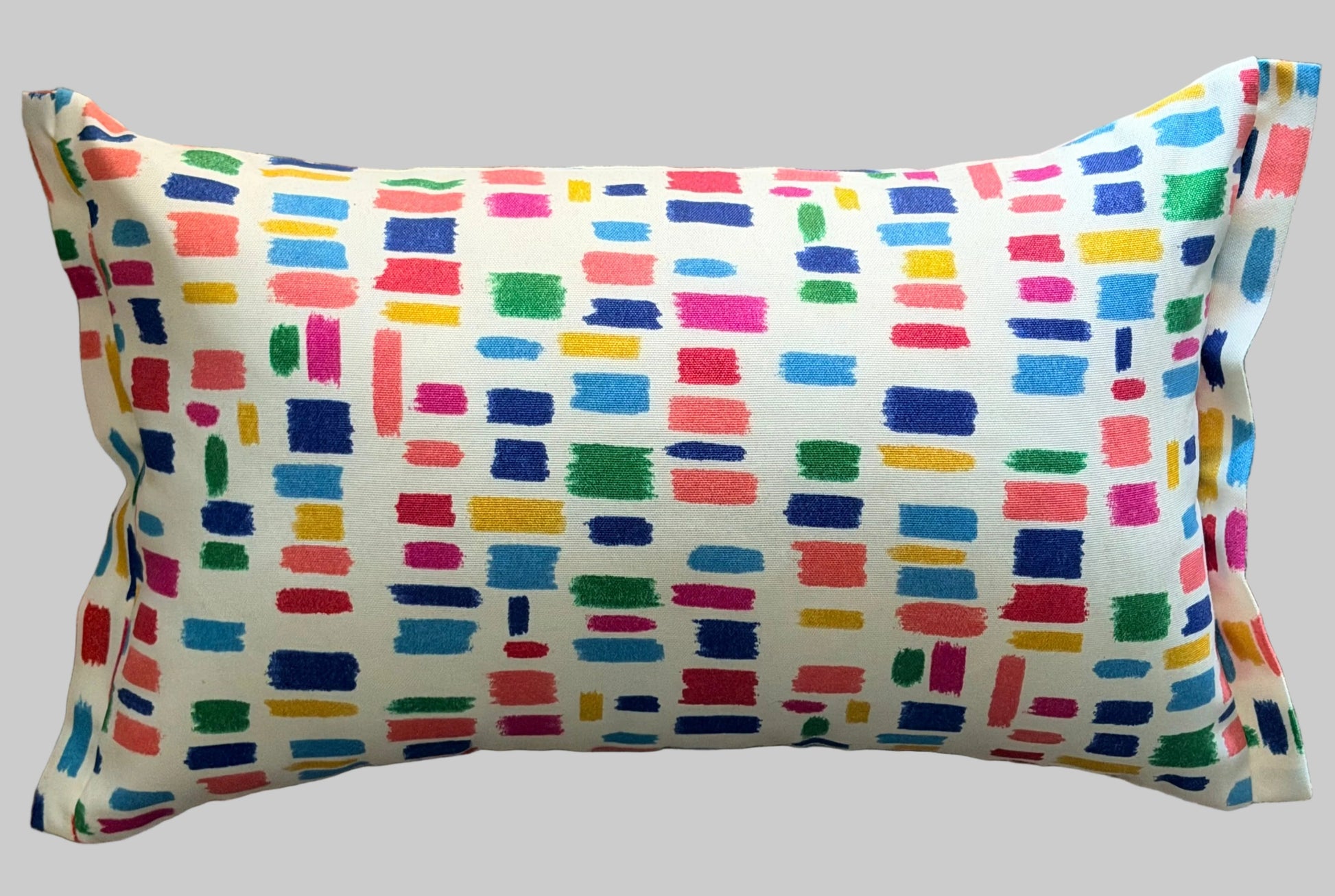 colourful dash print outdoor lumar cushion