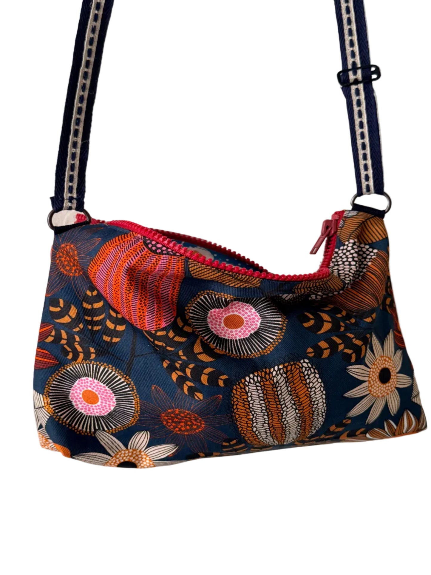 messenger bag banksia print