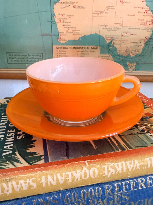 vintage french duralex coffee cups