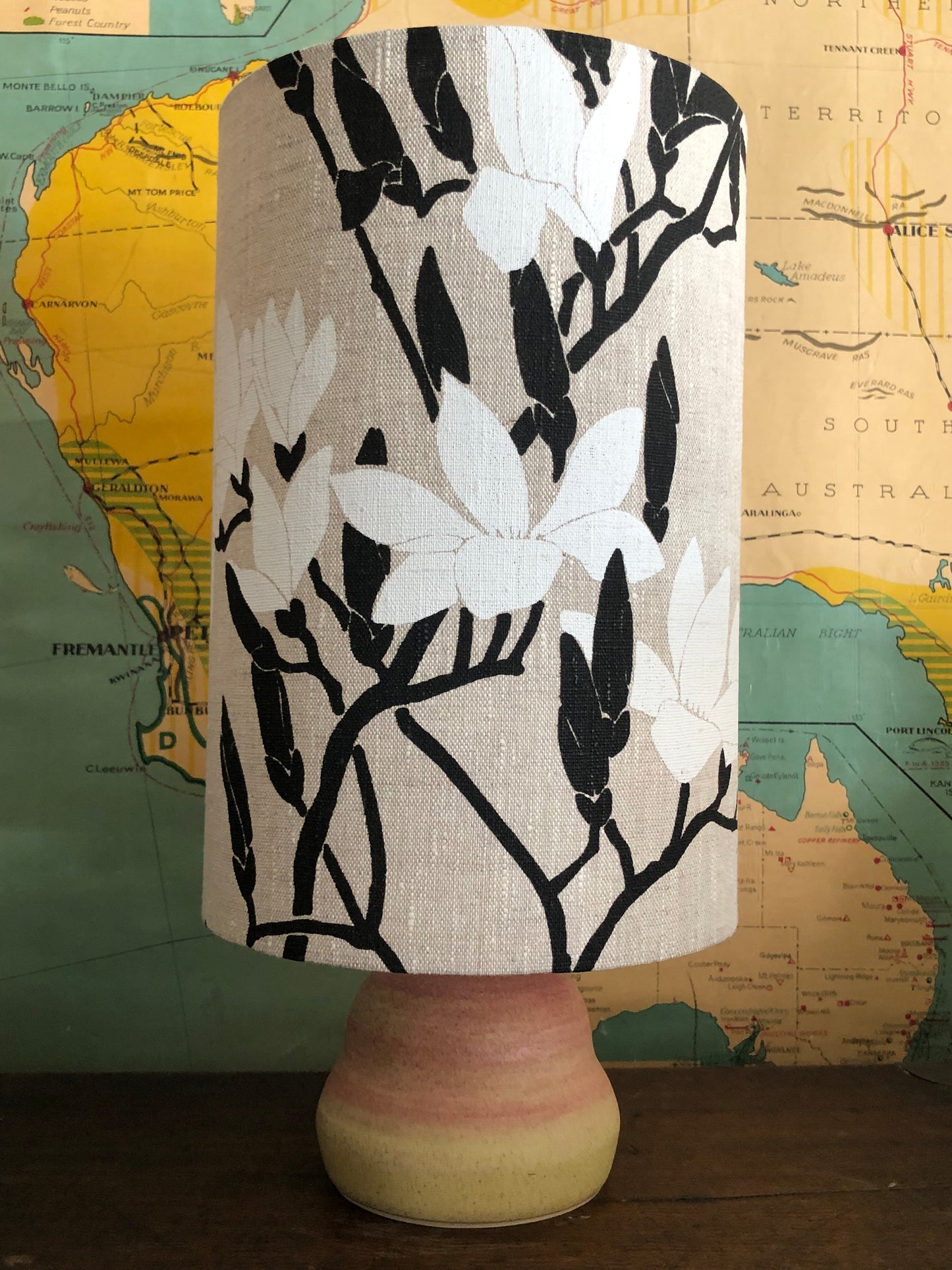 Black Magnolia Lampshade