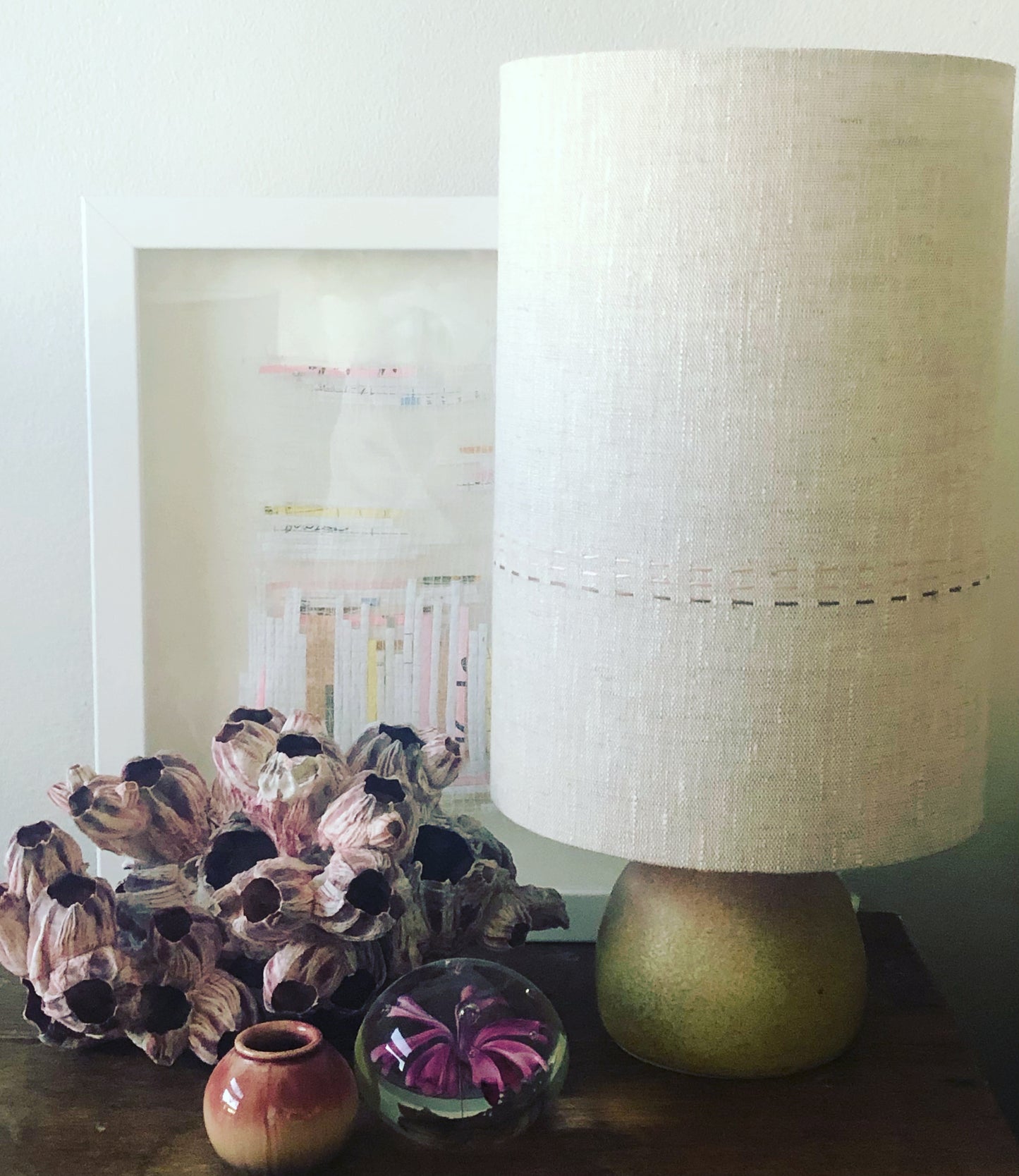 AJ speckled lamp