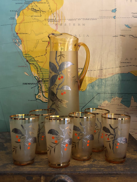 Bohemian Vintage Glass Set x
