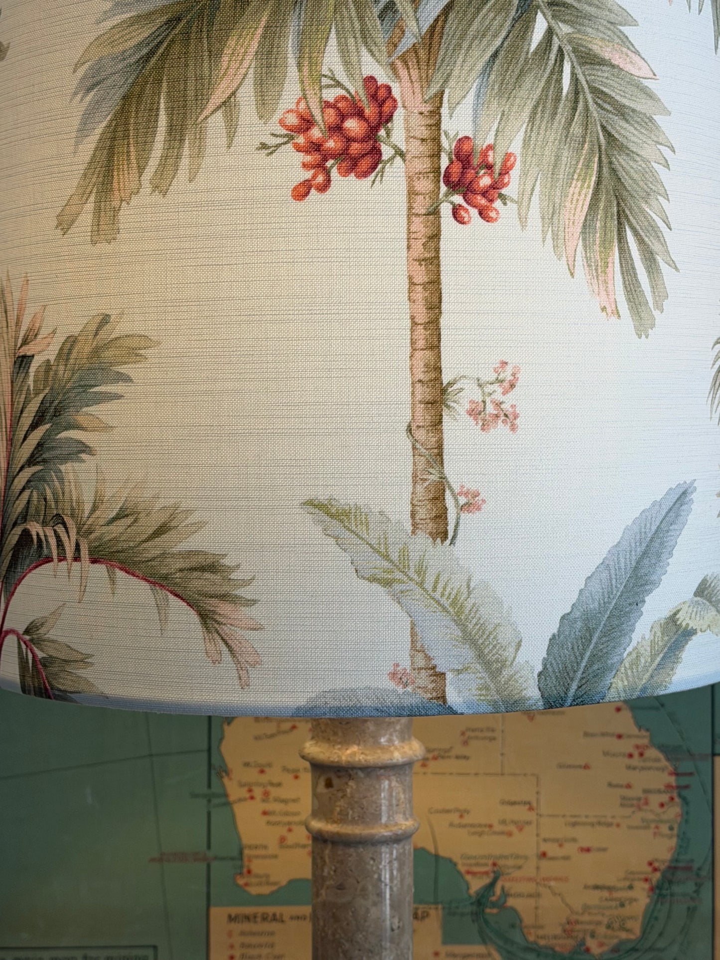 Vintage Column Marble Table Lamp