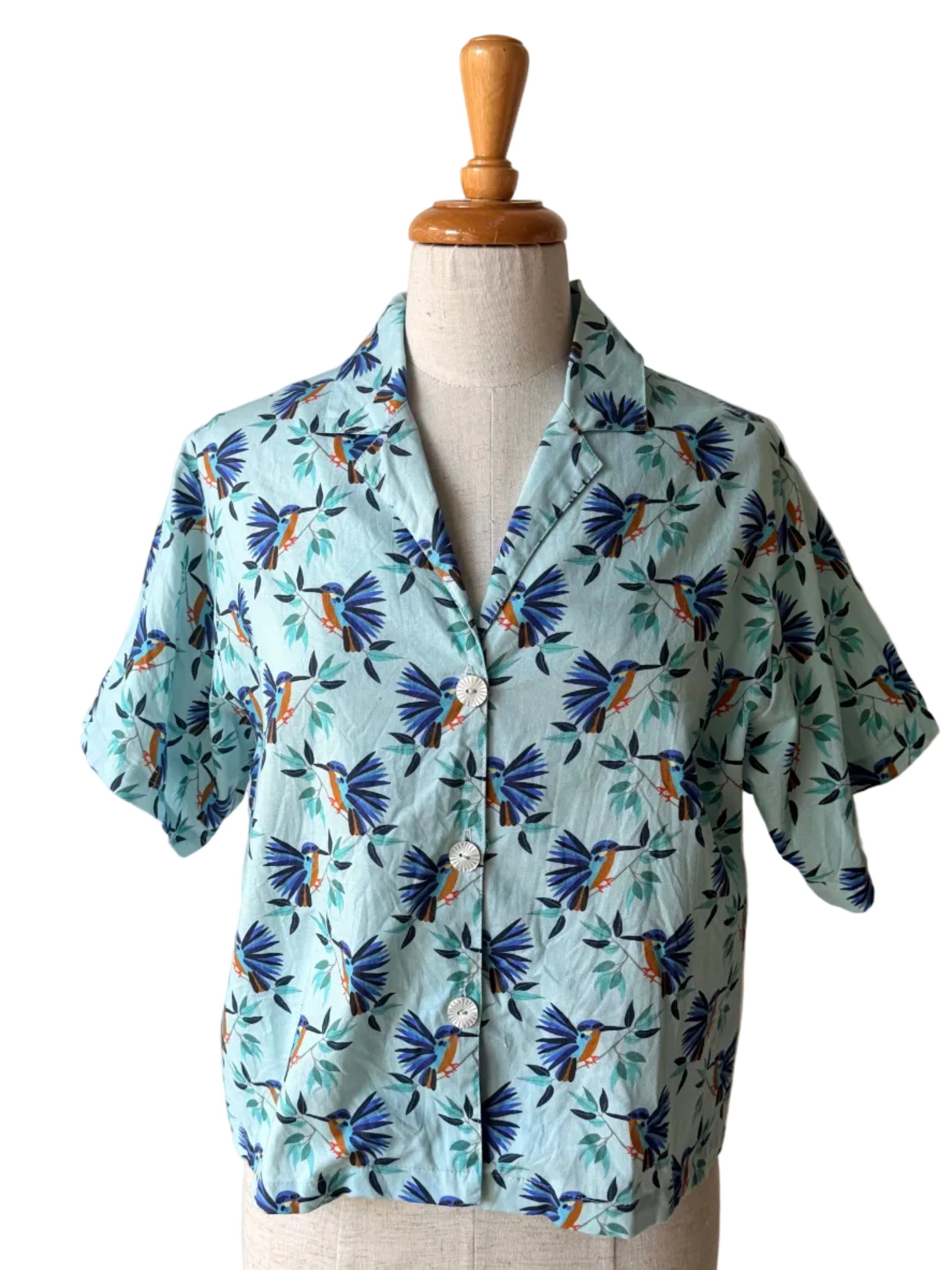 bobby shirt blue kingfishers