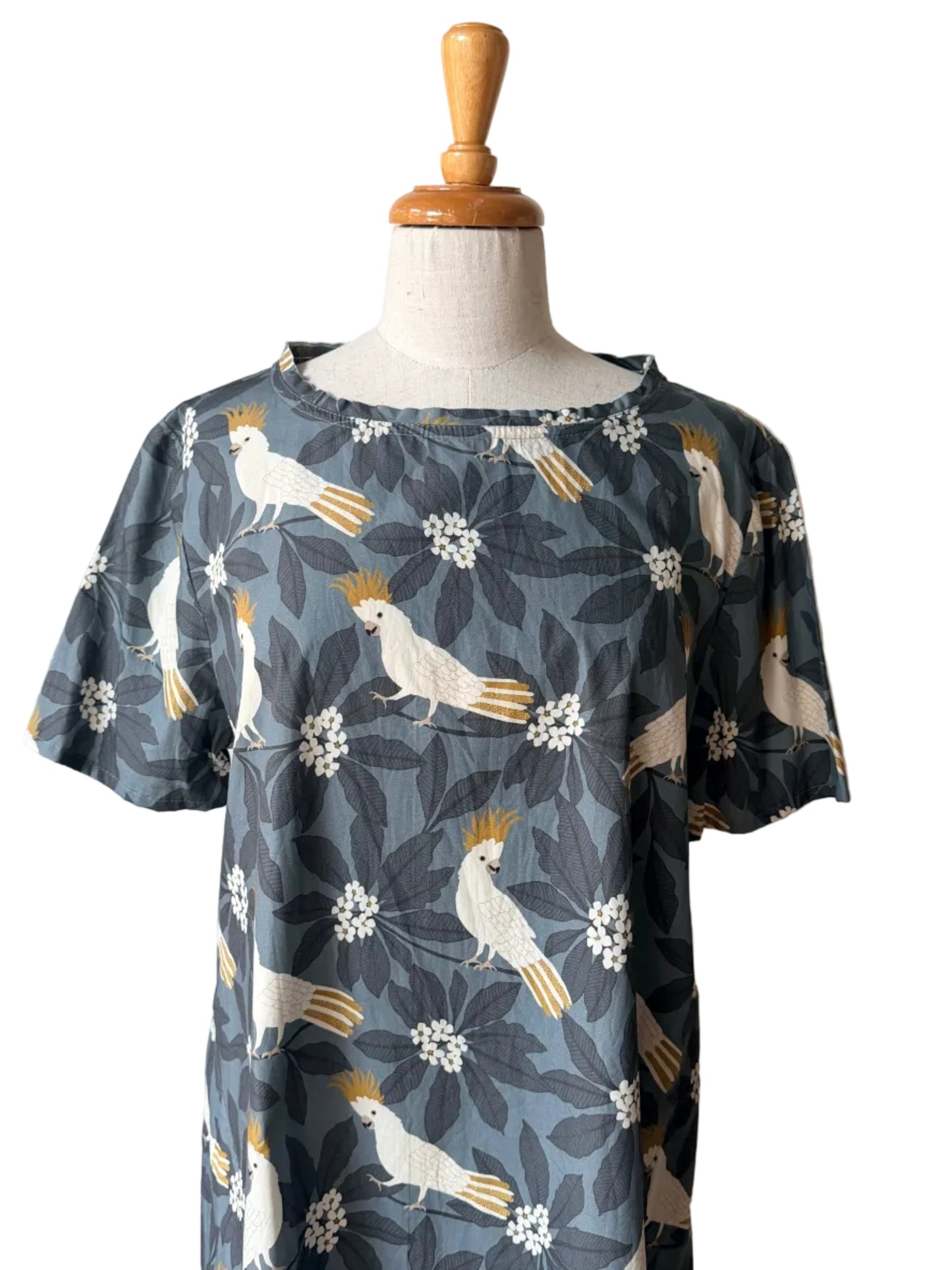 julia dress charcoal cockatoo dress