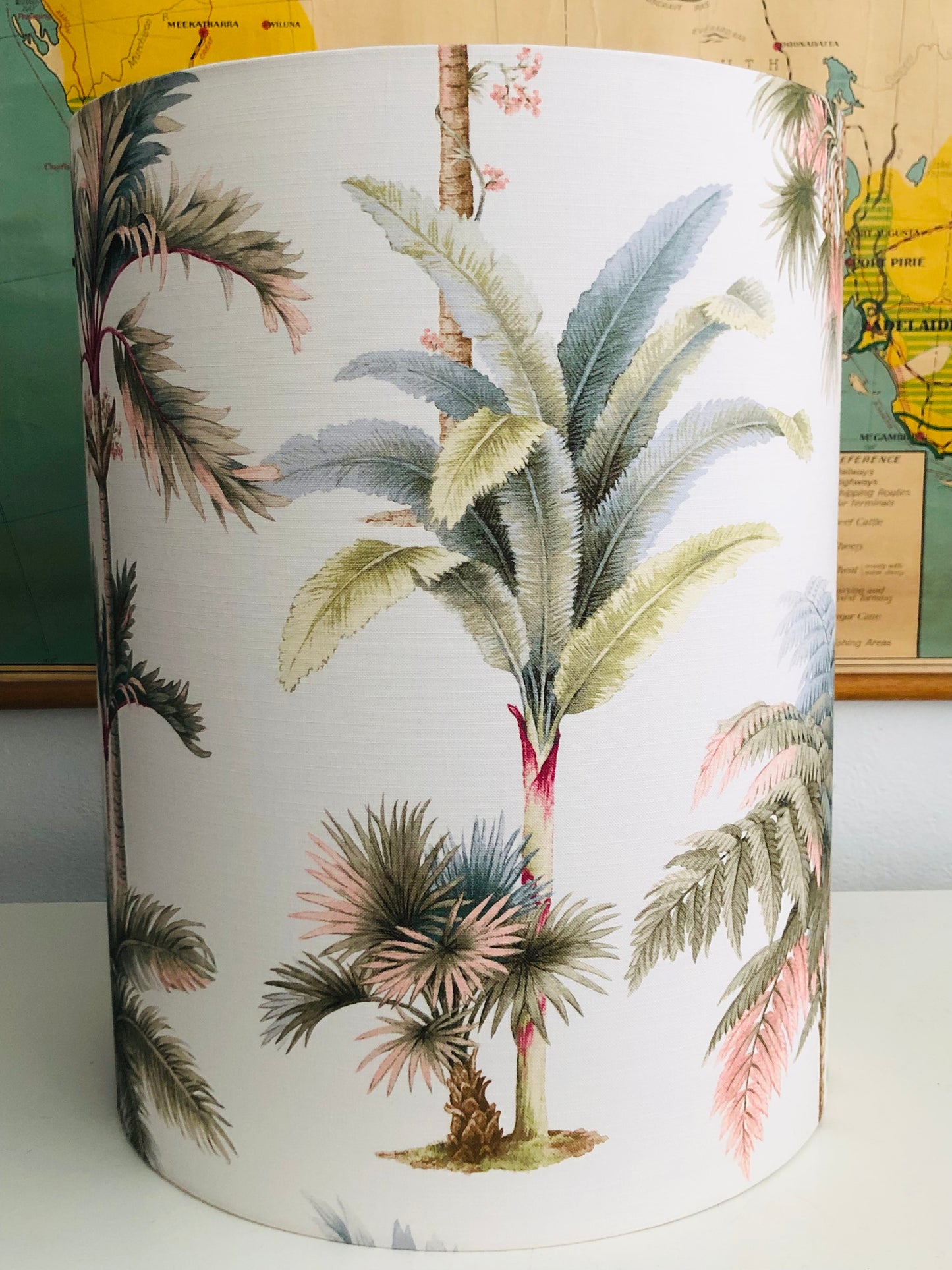 Blush Vintage Palm Lampshade