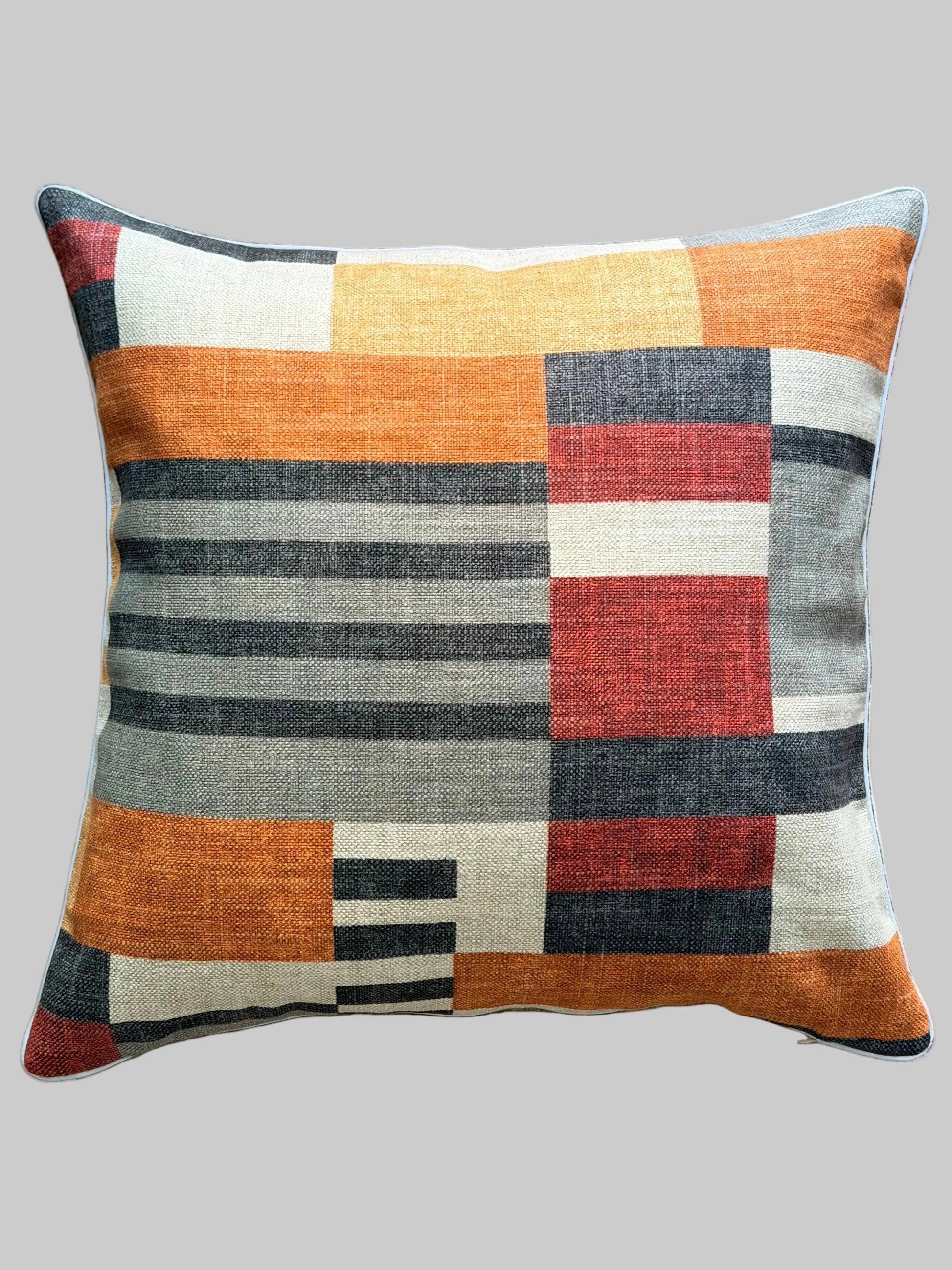 twany offbeat stripe cushion