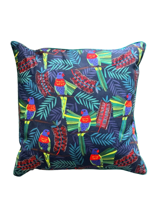 jocelyn proust cobolt blue king parrot cushion