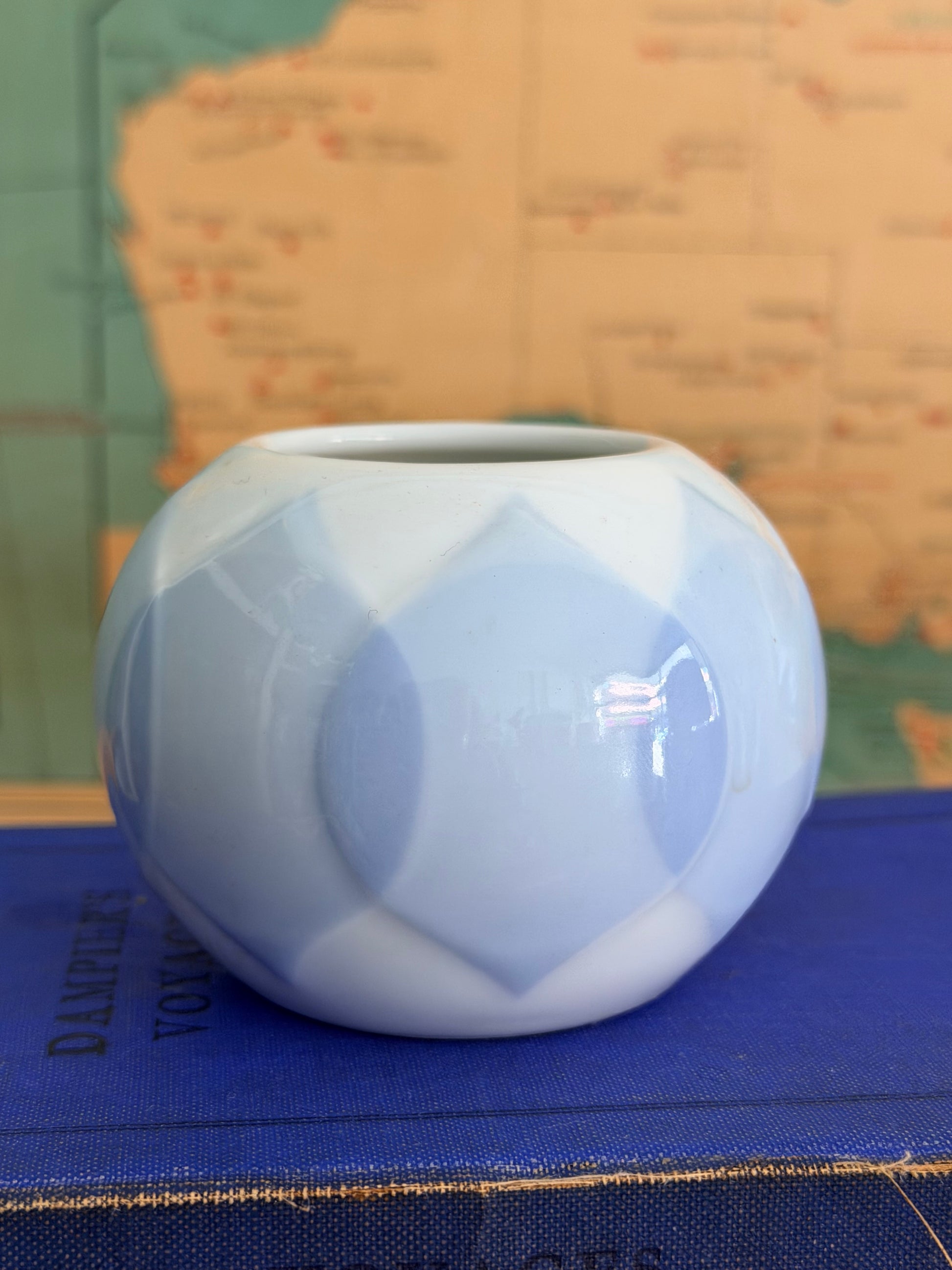 blue rosenthal small bud vase