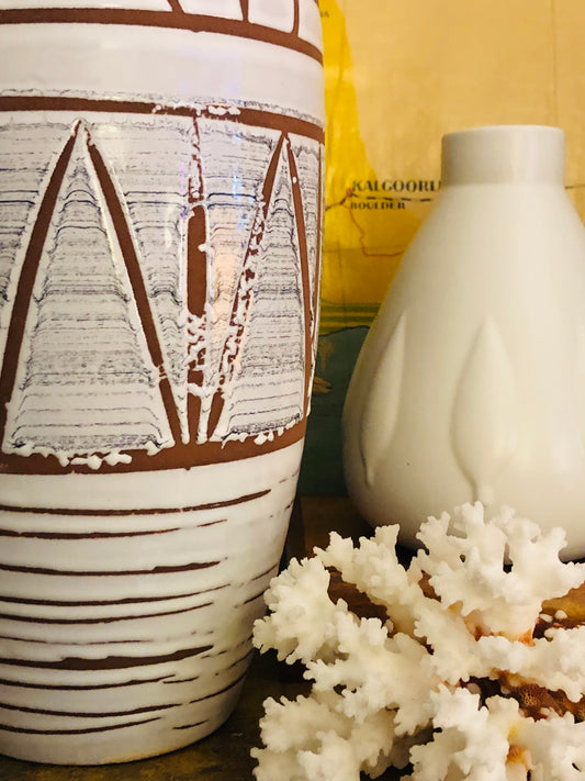 Fat Lava West German Vase