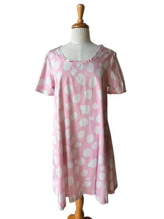 jamie dress pink spot