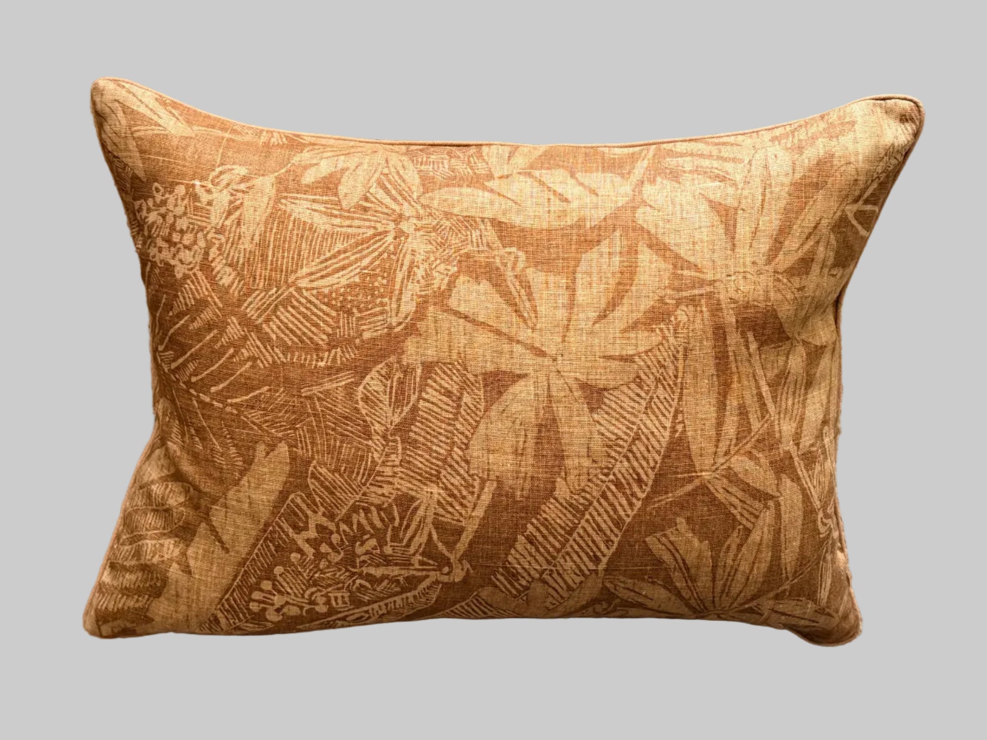 tiki palm cushion
